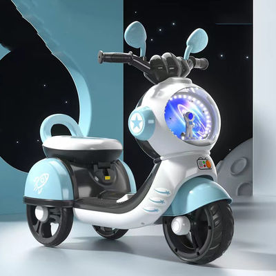 Kids Electric Baby Three Wheel Cute Battery Motorcycle in Blue Pink Red Plastic Type PP