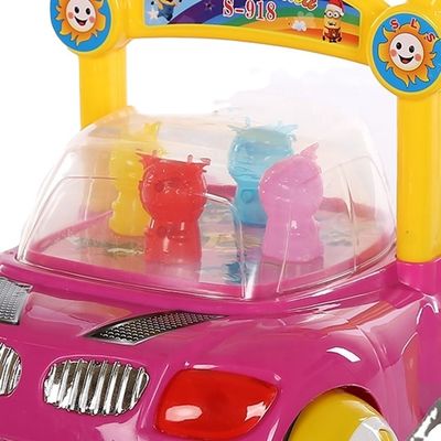 Musical Rubber Wheel Baby Walker 2022 Model Ride On Toy for Kids 2 to 4 Years Old