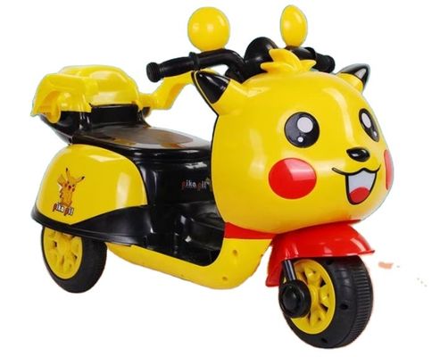 MP3 Music Songs LED Lighting Toys 6v Electric Motorcycle Car for Kids Yellow Blue Pink