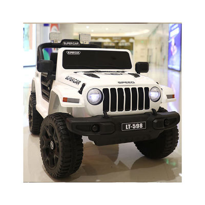 Red 12v 4 Wheel Light Electric 2 Seater Remote Control Rechargeable Toy Car For Kids