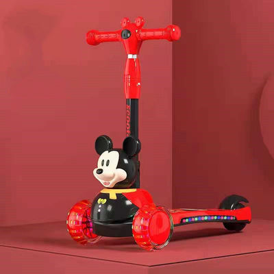 Foldable Non-Slip Pedal Wide Wheel Ride On Scooter Car for Children Convenient and Fun