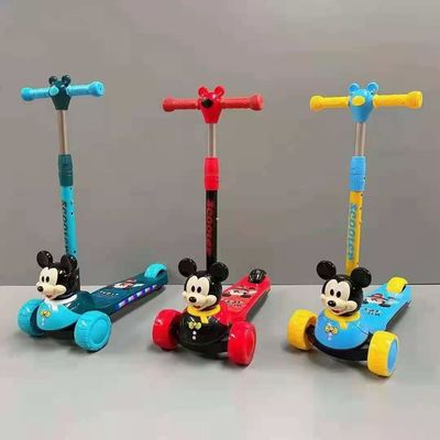 Foldable Non-Slip Pedal Wide Wheel Ride On Scooter Car for Children Convenient and Fun
