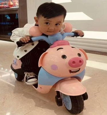 Children's Songs LED Lighting Toys Ride On 6V Electric Motorcycle for 3-6 Year Olds