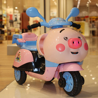 Children's Songs LED Lighting Toys Ride On 6V Electric Motorcycle for 3-6 Year Olds