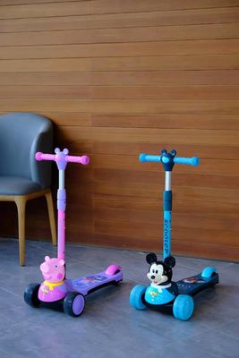 Good Kick ride on Scooter car Foot Pedal Folding Stand For baby balance car Plastic