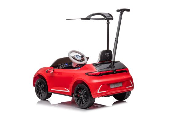 12V Electric Ride On Car for Kids with Push Rod and Remote Control Made of PP Plastic