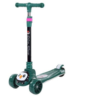 3 PU Wheel LED Baby Kick Scooter Sale for Kids Function Music Lighting One-click Folding
