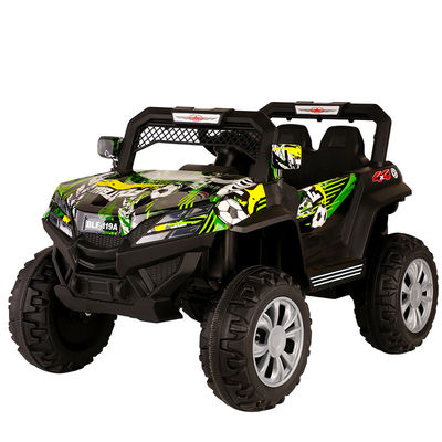 6v4*2 Super Power Off-road Vehicle Double Electric Double Drive Children's Car White