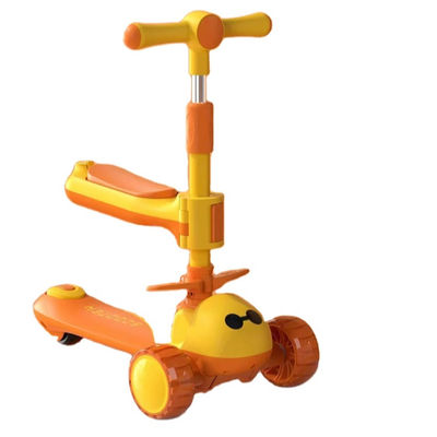 3 In 1 Multi-function Baby Walker 3 Wheel Ride On Folding Big Wheel Scooter Car for Kids