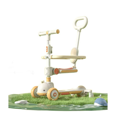 G.W/N.W 23KG/21KG Foldable Push Handle Seat Ride On Car Scooter with Music Lighting