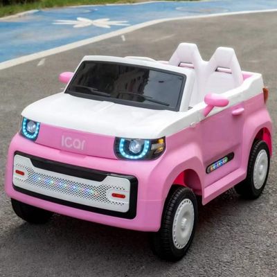 Four Wheels Battery Plastic Baby Kids Electric Toy with Remote Control 12V*390*2 Motor