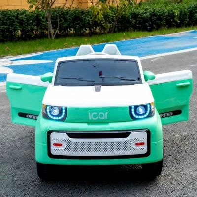 Four Wheels Battery Plastic Baby Kids Electric Toy with Remote Control 12V*390*2 Motor
