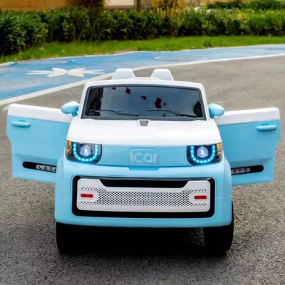 Four Wheels Battery Plastic Baby Kids Electric Toy with Remote Control 12V*390*2 Motor