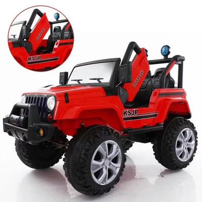 Music Early Education Four-Wheel Drive Double-Door Baby 12V Electric Ride On Car