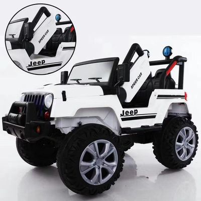 Music Early Education Four-Wheel Drive Double-Door Baby 12V Electric Ride On Car