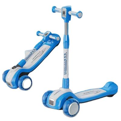 2022 PU Wheel Multifunctional Folding Ride On Scooters Car for Children Unisex Gender