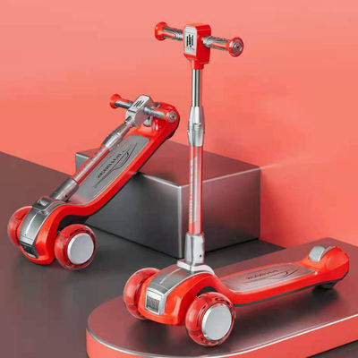 2022 PU Wheel Multifunctional Folding Ride On Scooters Car for Children Unisex Gender