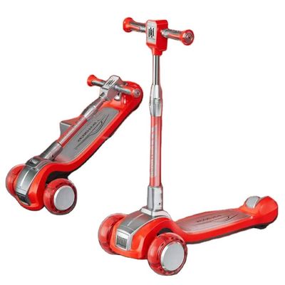 2022 PU Wheel Multifunctional Folding Ride On Scooters Car for Children Unisex Gender
