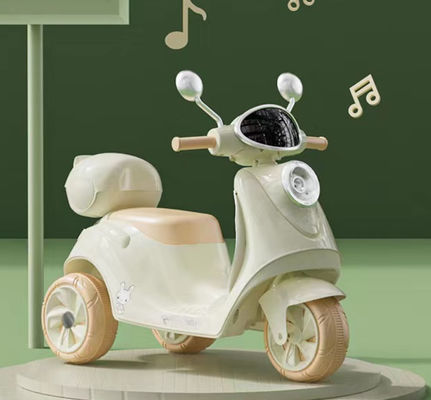 PP Plastic 6v Electric Ride on Car Motorbike for Kids Storage Box and Lights 2023
