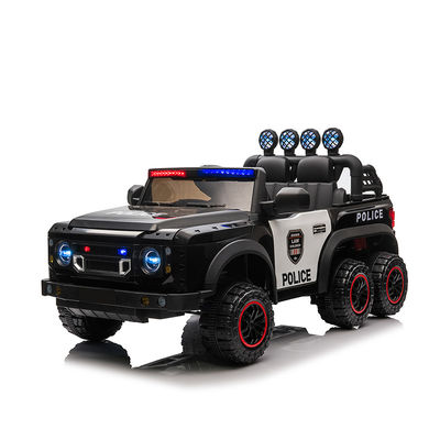 12v Battery-Driven Children's Electric Toy Monster Police Ride On Car for Kids Plastic