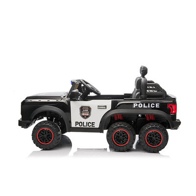 12v Battery-Driven Children's Electric Toy Monster Police Ride On Car for Kids Plastic