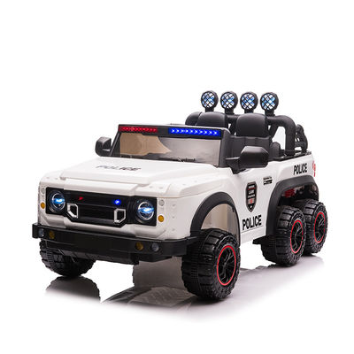 12v Battery-Driven Children's Electric Toy Monster Police Ride On Car for Kids Plastic