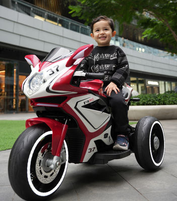 Manufacture of 12v7 Dual-Drive 540 Motor Ride-On Motorcycle Car for Kids in Red Blue Pink