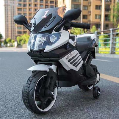 Children Toys Car 6v Electric Motorcycle Ride On Car with Lighting and Auxiliary Wheels