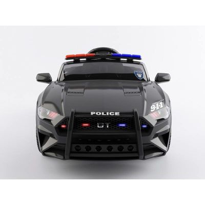 12V Electric Police Car for Kids Age Range 2-4 Years With Remote Control Warning Light and Megaphone 2023