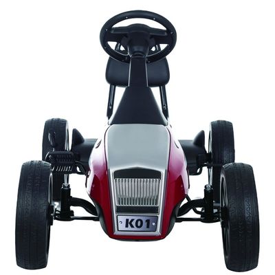 5-7 Years Old Unisex Children's Pedal Go-Kart Car with Adjustable Front and Rear Seats
