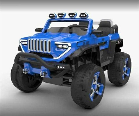Plastic Children's Electric Ride On Toy Car with Oversized Storage Box and Four Wheels
