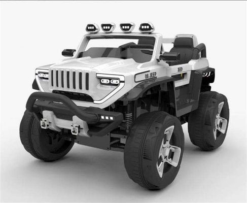 Plastic Children's Electric Ride On Toy Car with Oversized Storage Box and Four Wheels