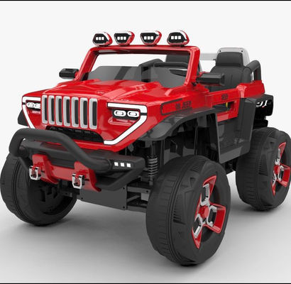 Plastic Children's Electric Ride On Toy Car with Oversized Storage Box and Four Wheels