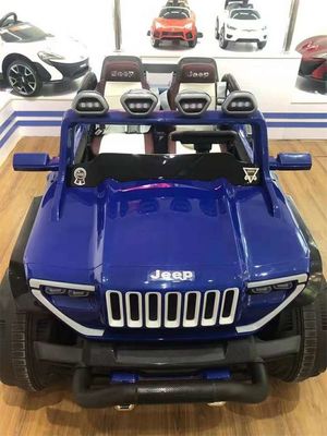 Plastic Children's Electric Ride On Toy Car with Oversized Storage Box and Four Wheels