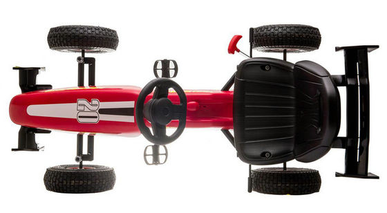 Adjustable Seat 4-Wheel Ride On Pedal Kart Car for Children Aged 3-8 G.W. N.W 15/13KG