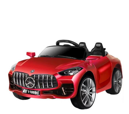 4-wheel Children's Plastic Electric Toy Ride On Car with 2.4G Remote and 12V Battery