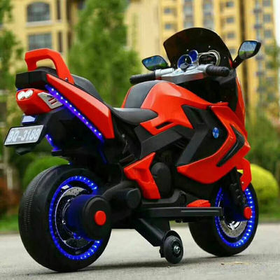 12V390 Battery Red White Blue Electric Ride On Motorcycles for Kids Long-Lasting Fun