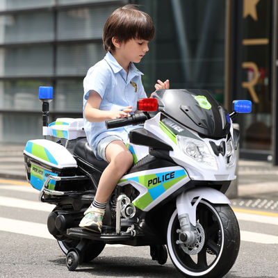 Police Children's 2 Wheel Ride-On Car Kids Motorcycle Toys with Carton Size 106*38*64cm