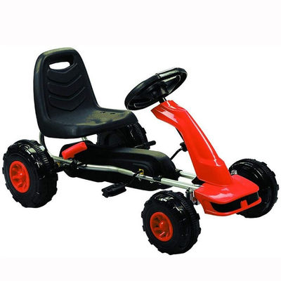 Popular Handbrake Children's Ride On Pedal Go-Karts Car for Kids Red Color 40HQ 570PCS