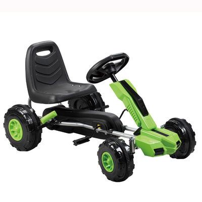 Children's Inflatable Wheels Ride On Go-Kart Car with Pedals Max Load 30KG 86X51X48cm