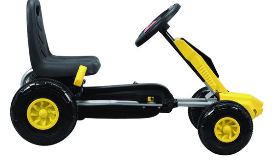 Children's Inflatable Wheels Ride On Go-Kart Car with Pedals Max Load 30KG 86X51X48cm