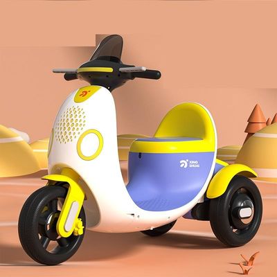 PP Plastic Children's Electric Motorcycle Tricycle With Music Light for Exciting Ride