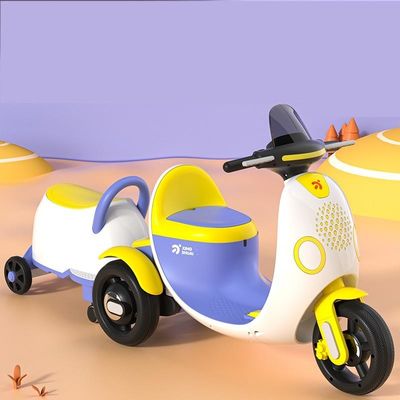 PP Plastic Children's Electric Motorcycle Tricycle With Music Light for Exciting Ride