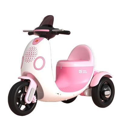 6v Electric Cute Kids Motorcycle Tricycle With Music and Light Motor 380*2 CBM 0.122m2