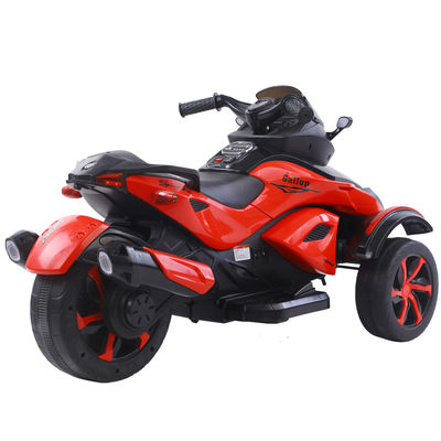 Rechargeable Electric Ride On Car for Children Music and Lights Three-Wheeled