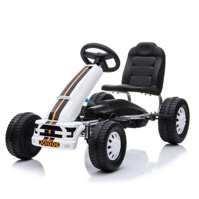 Inflatable Wheel Children's Blue Ride On Pedal Uncharged Go-Kart Car for 8-13 Years