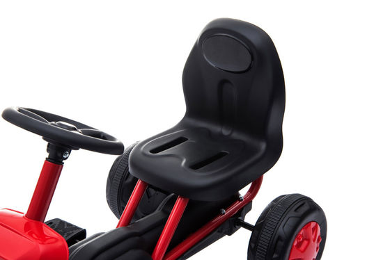 Inflatable Wheel Children's Blue Ride On Pedal Uncharged Go-Kart Car for 8-13 Years