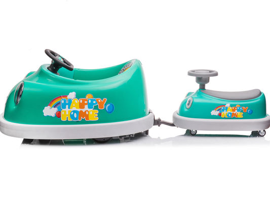Unisex Ride On Electric Bumper Cars with Carry Handle and Remote Control