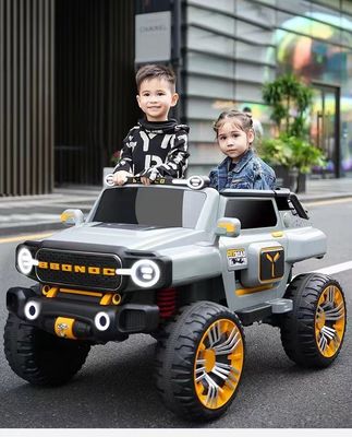 2023 White PP Four-wheel Electric Vehicle Upgradable to Four-wheel Drive for Children