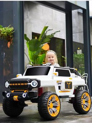 2023 White PP Four-wheel Electric Vehicle Upgradable to Four-wheel Drive for Children